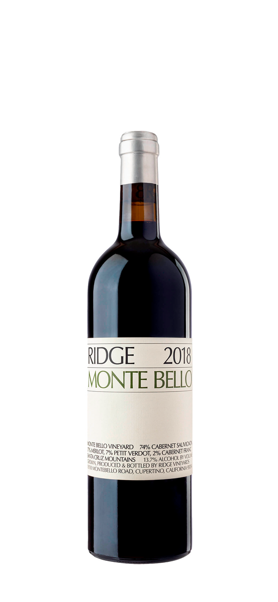 RIDGE Monte Bello 2018 750ml – CAVA
