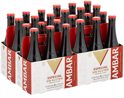 AMBAR Especial sin Gluten Botella 330ml