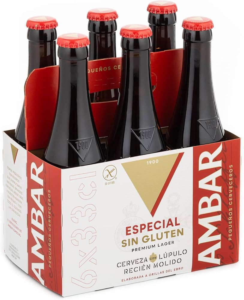 AMBAR Especial sin Gluten Botella 330ml