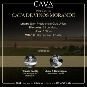 CENA MARIDAJE CON VINOS MORANDE