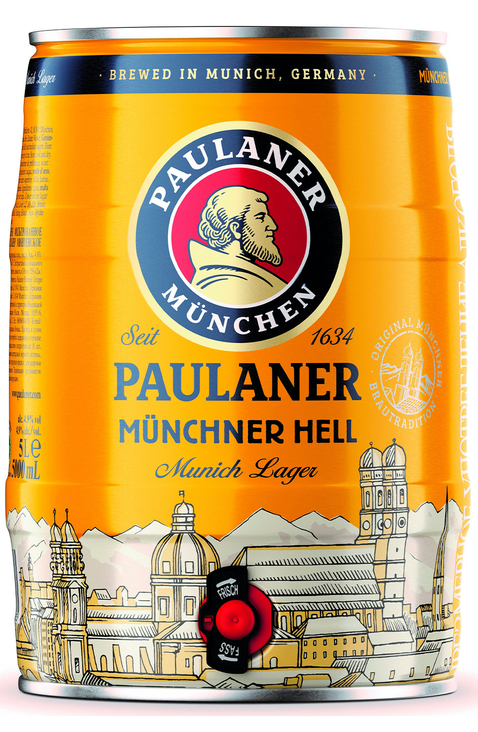 PAULANER Müchner Hells barril - 5000 ml