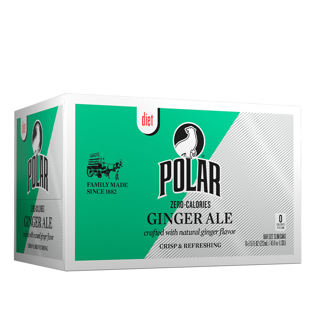 POLAR Diet Ginger Ale Lata 222ml – CAVA