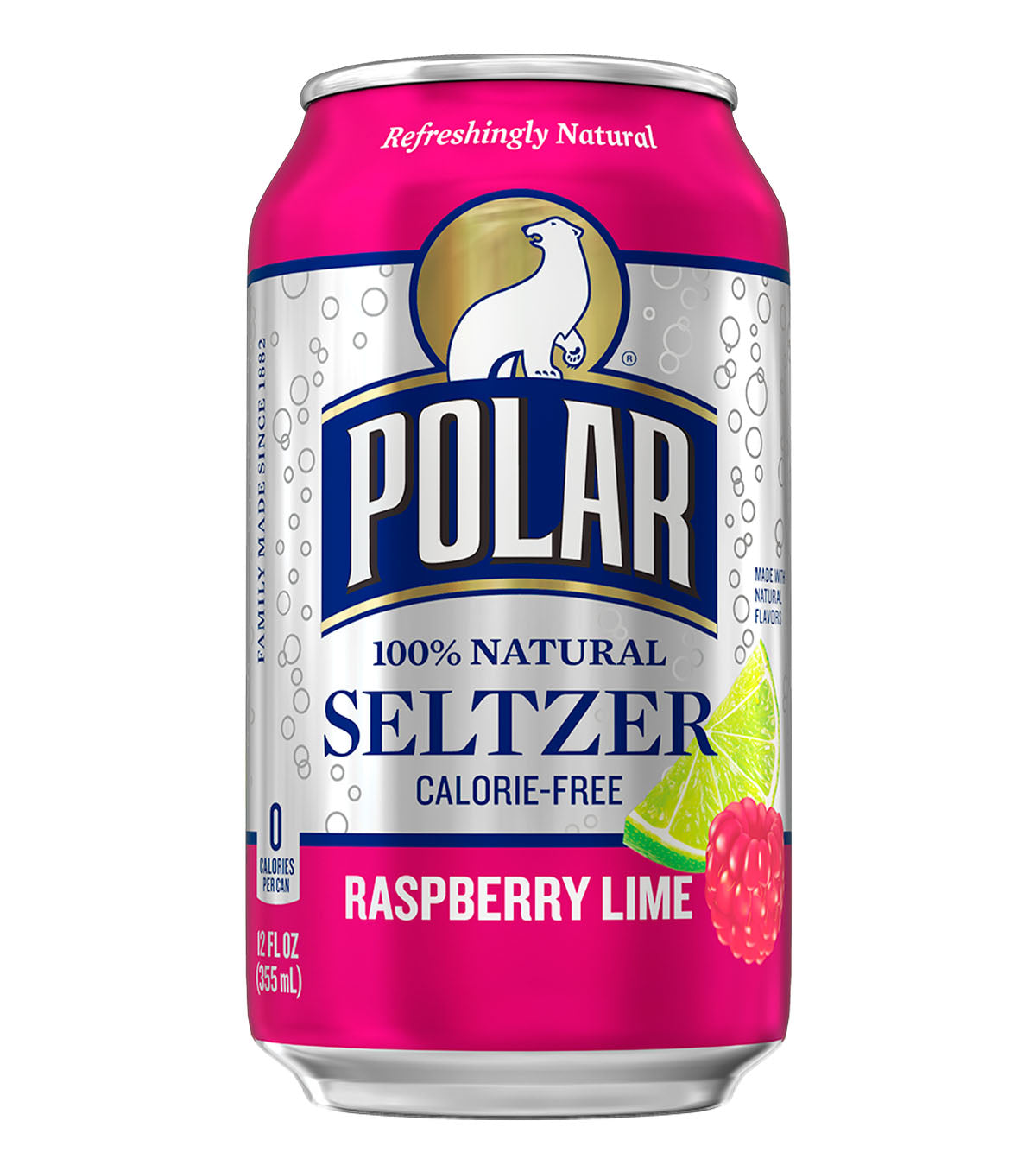 POLAR Raspberry Lime Seltzer Lata 355ml – CAVA