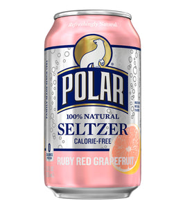 POLAR RUBY RED GRAPEFRUIT SELTZER